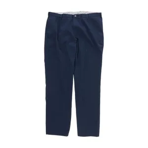 Navy Solid Chino Pants