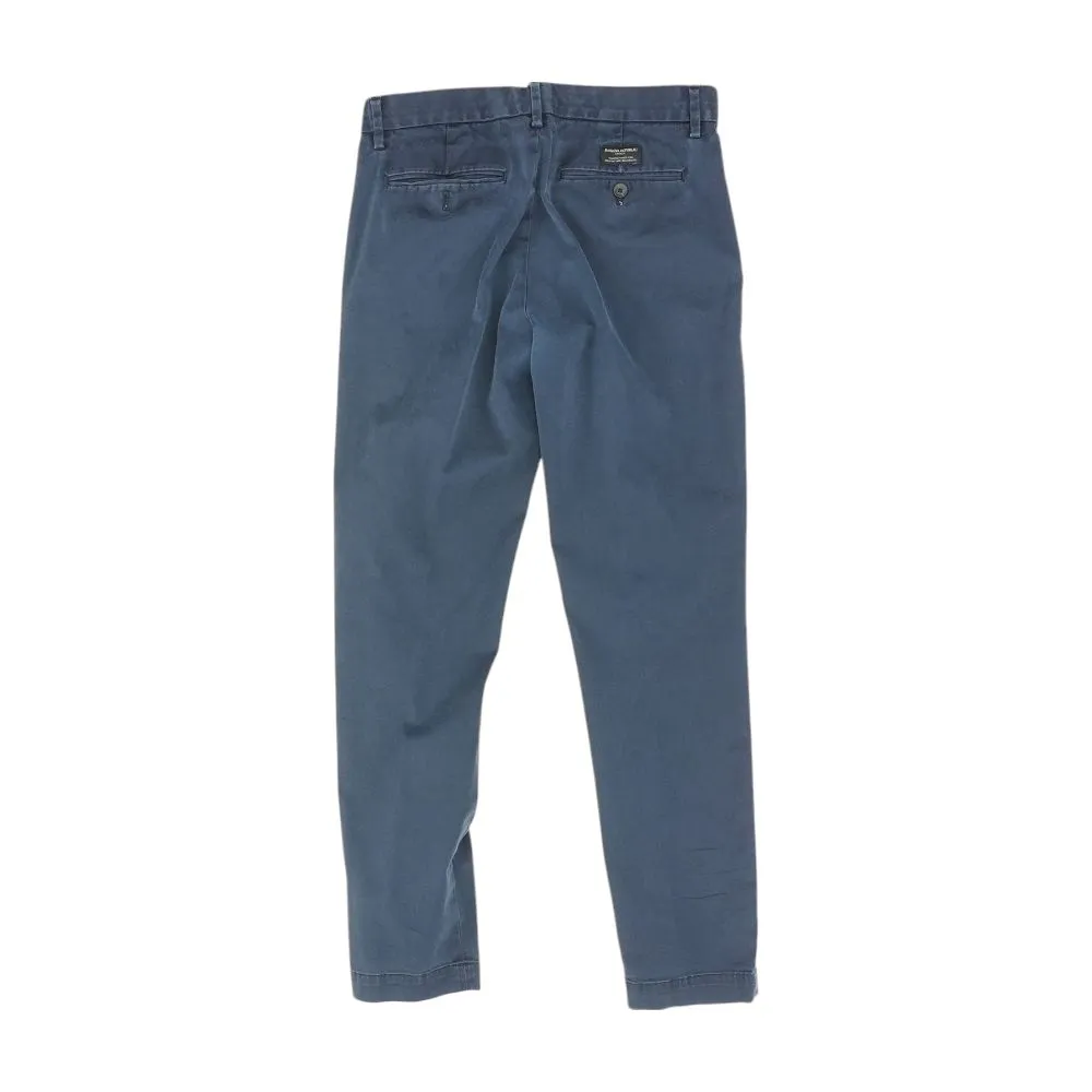 Navy Solid Chino Pants
