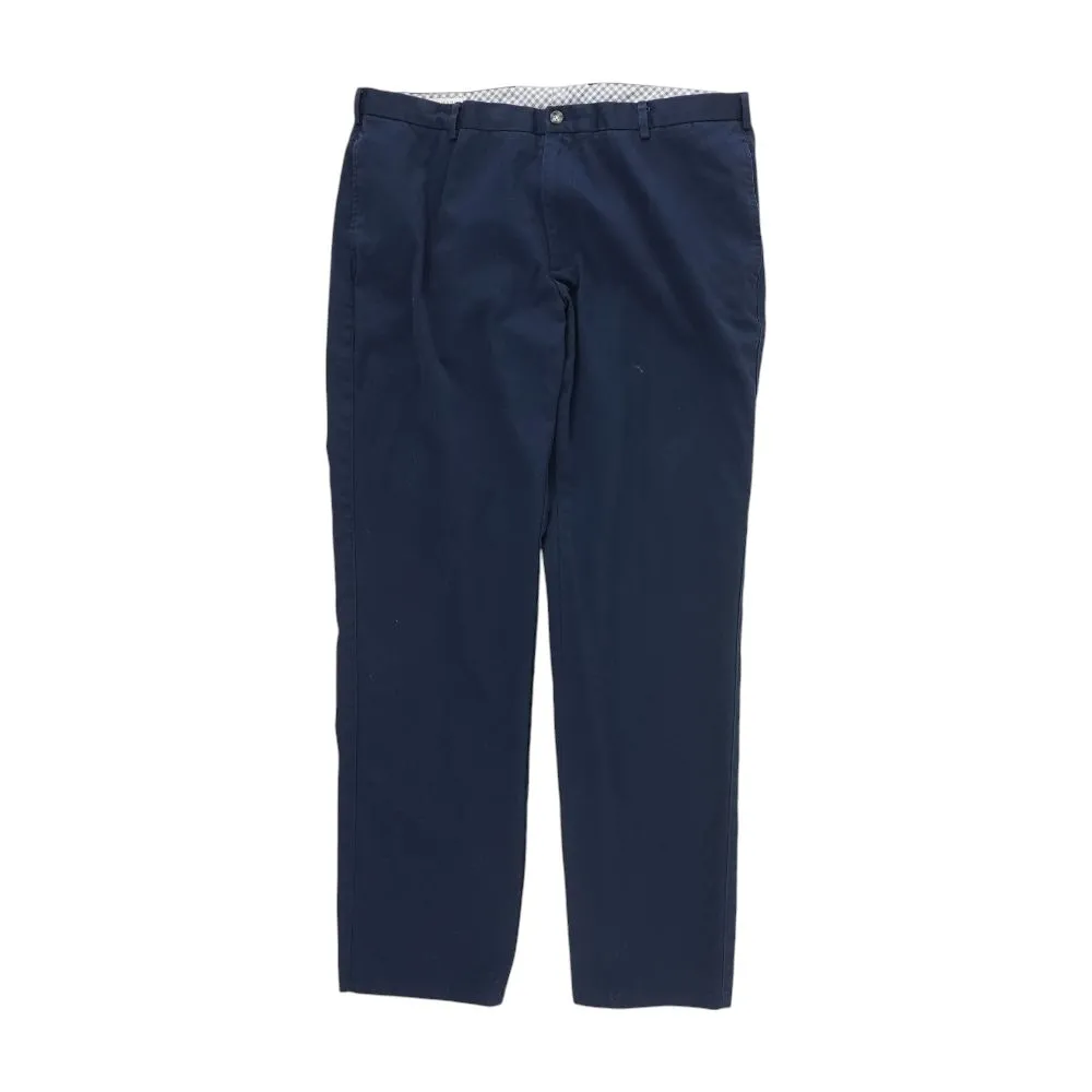Navy Solid Chino Pants