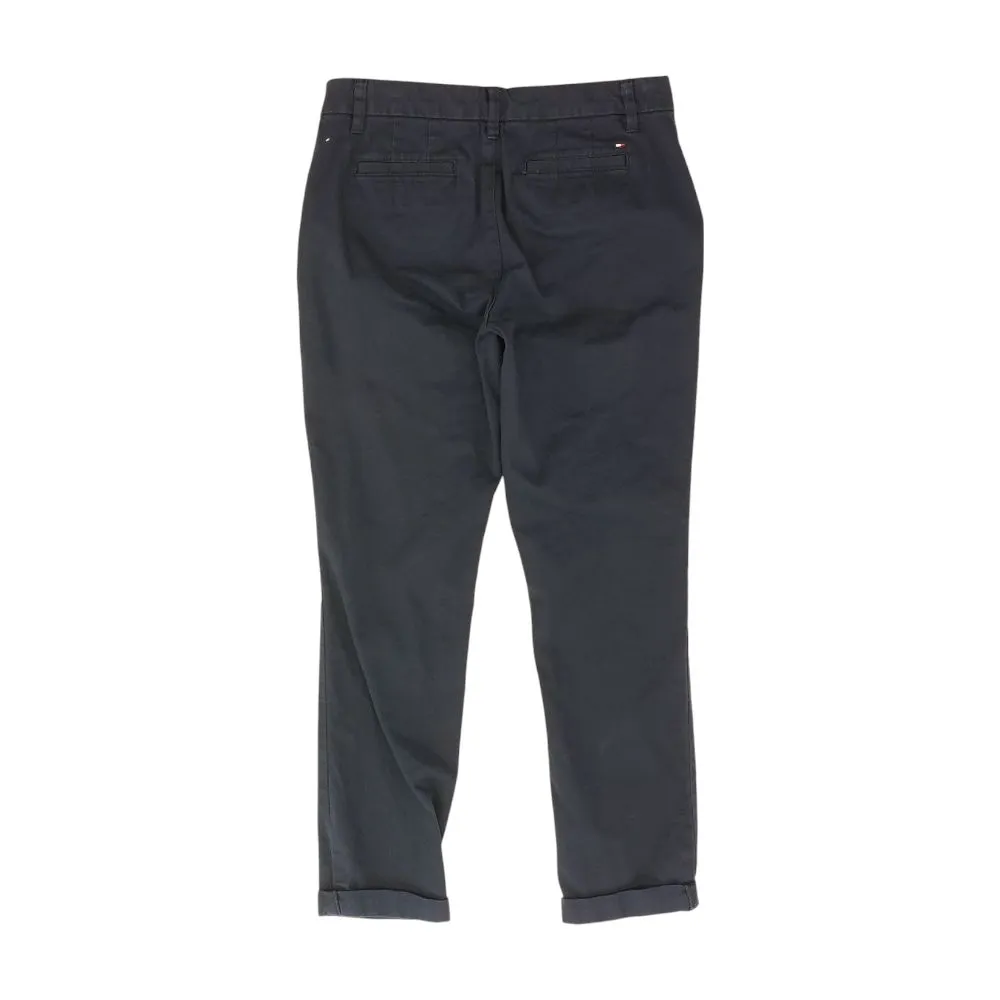 Navy Solid Chino Pants