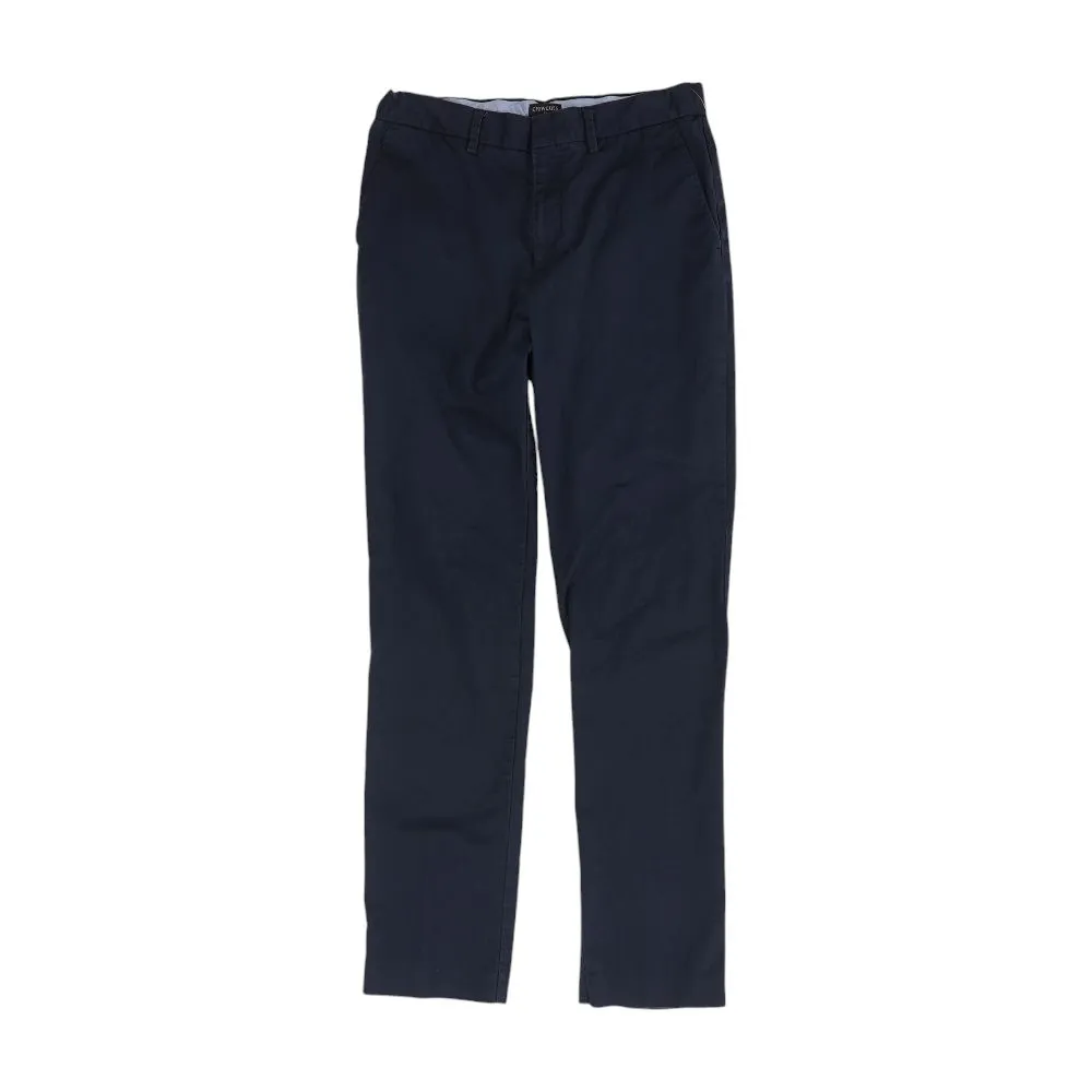 Navy Solid Chino Pants