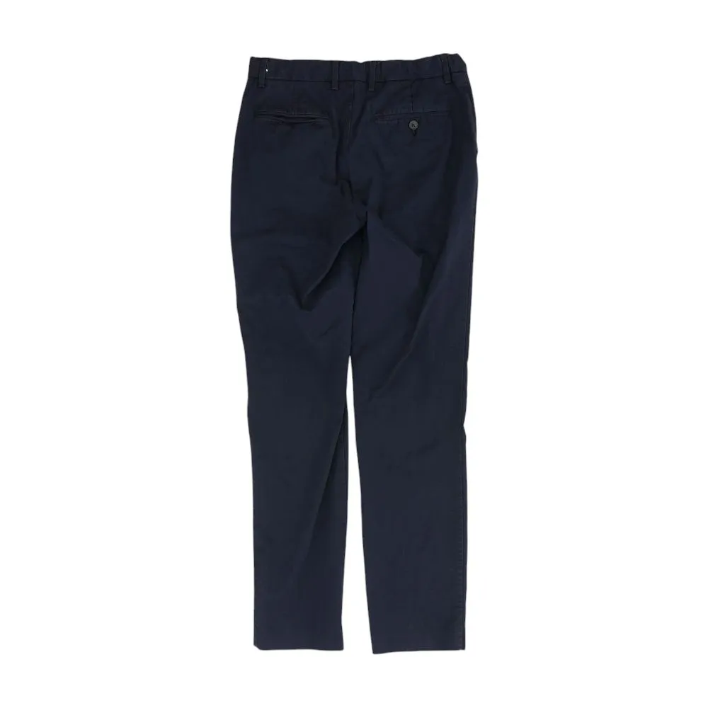 Navy Solid Chino Pants