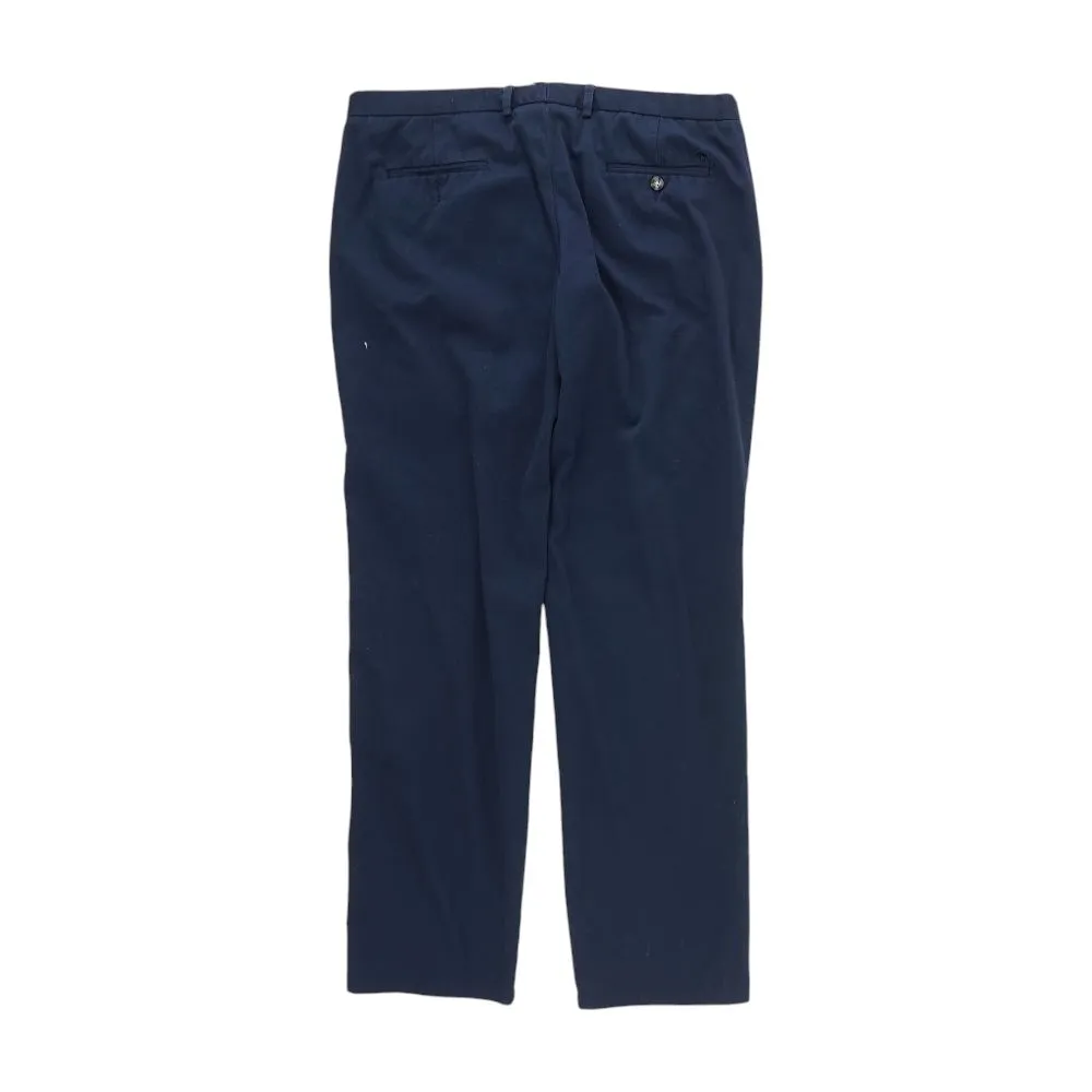 Navy Solid Chino Pants