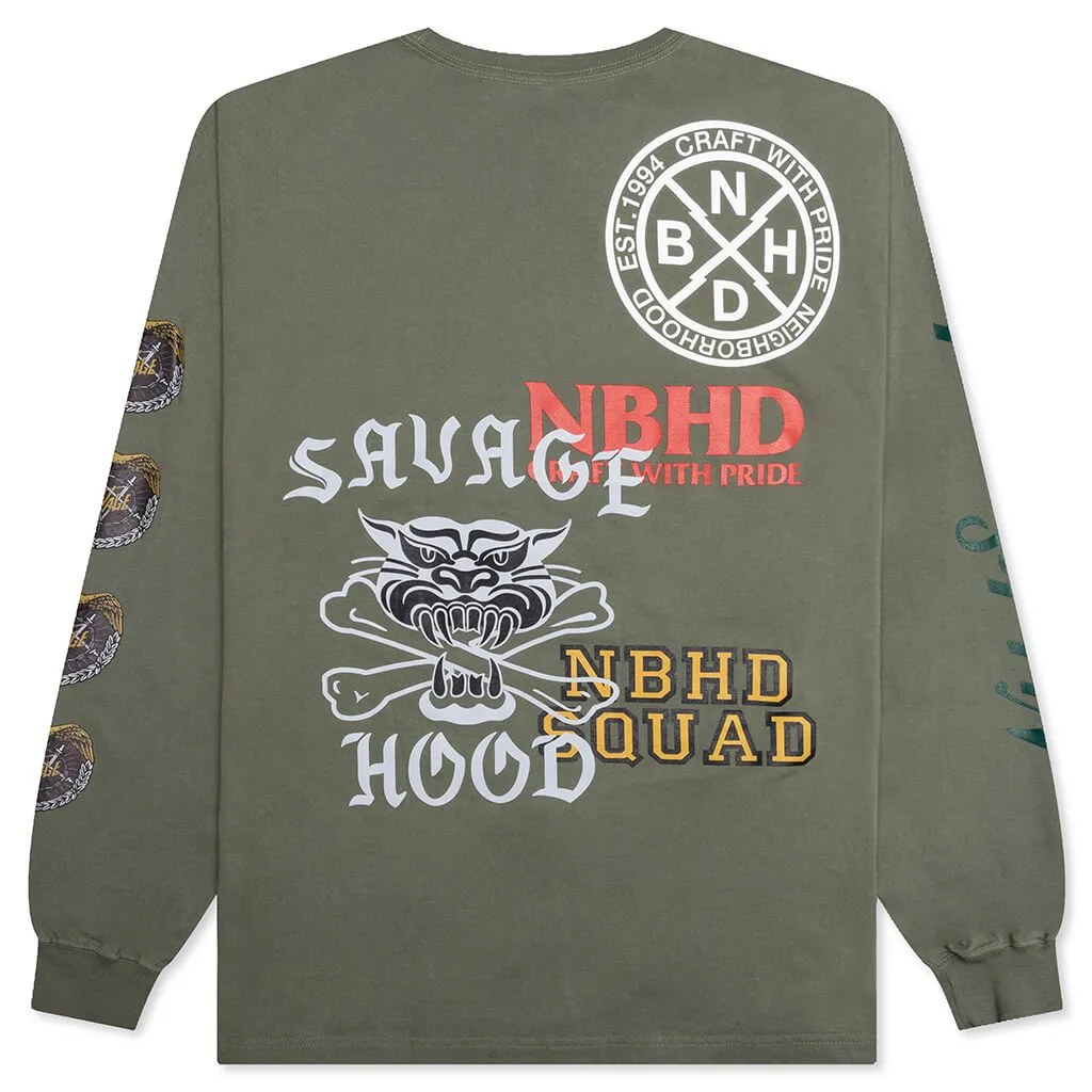 NH TEE LS-17 - Olive Drab