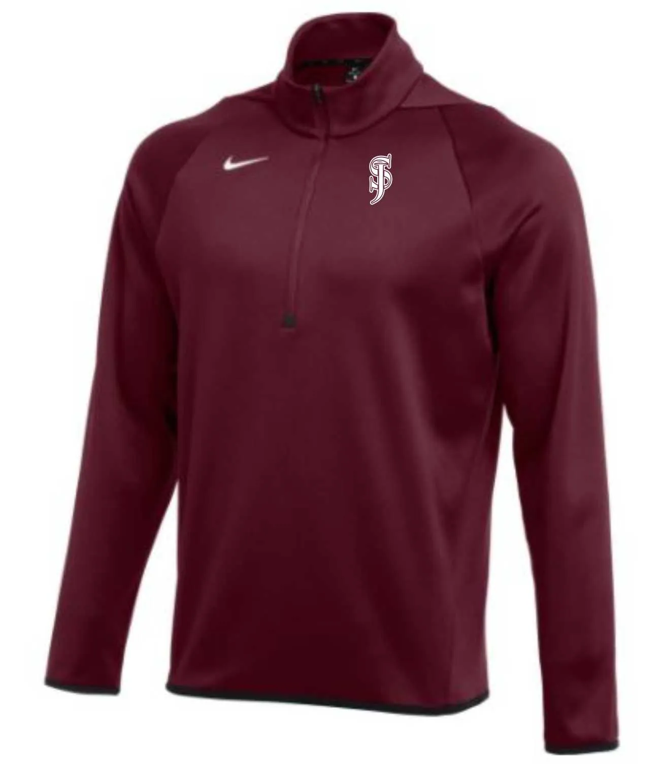 NikeTherma (UNIFORM APPROVED)  Long-sleeve 1/4 Zip - (No Pockets) - Anthracite or Maroon