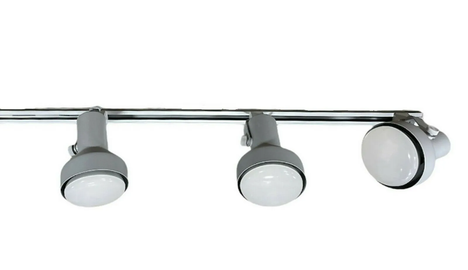 Nora NTH-151S Three Light PAR38 Cone Track Kit in Silver Gray Finish