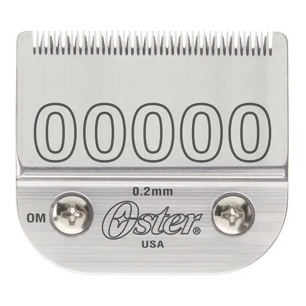 Oster Detachable Clipper Blade Size 00000 (1/125 - 0.2mm)