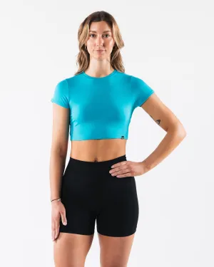 OT Crop Tee - Neptune