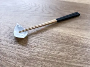 Ouchi-kougei Bamboo Diamond Cut Chopsticks Long Black