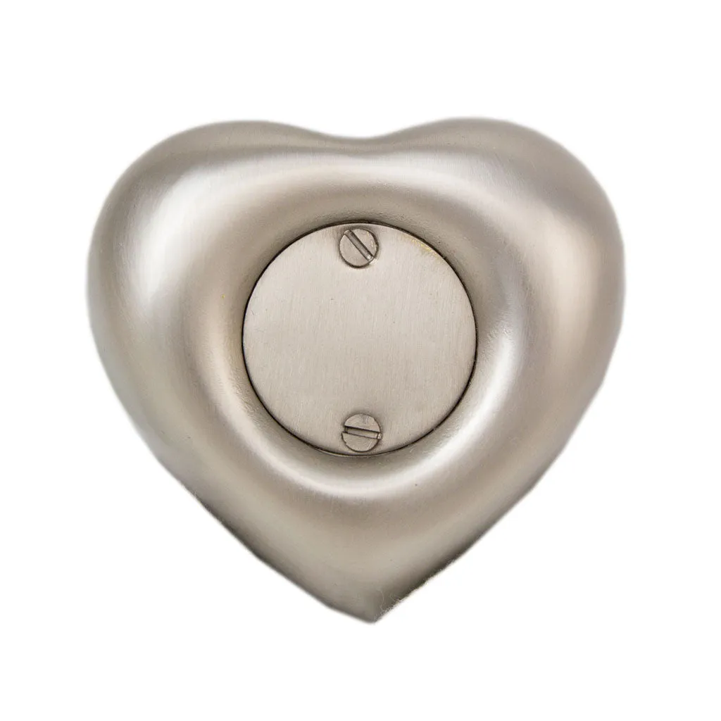 Pewter Cremation Heart Keepsake Urn