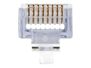 Platinum Tools EZ-RJ45 - Network connector - RJ-45 (M) - CAT 5e (pack of 100) 100003BG