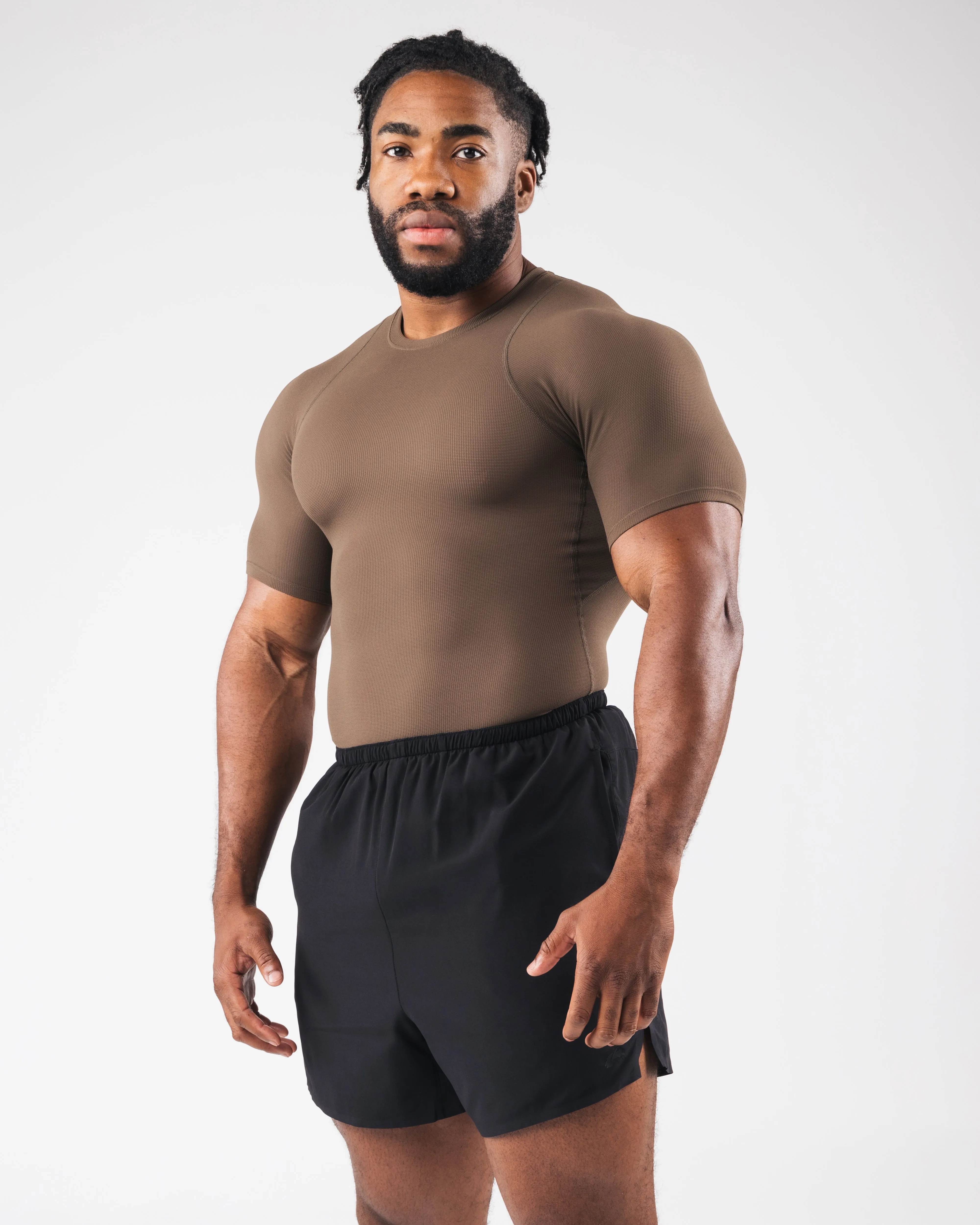 Power Short Sleeve - Carob