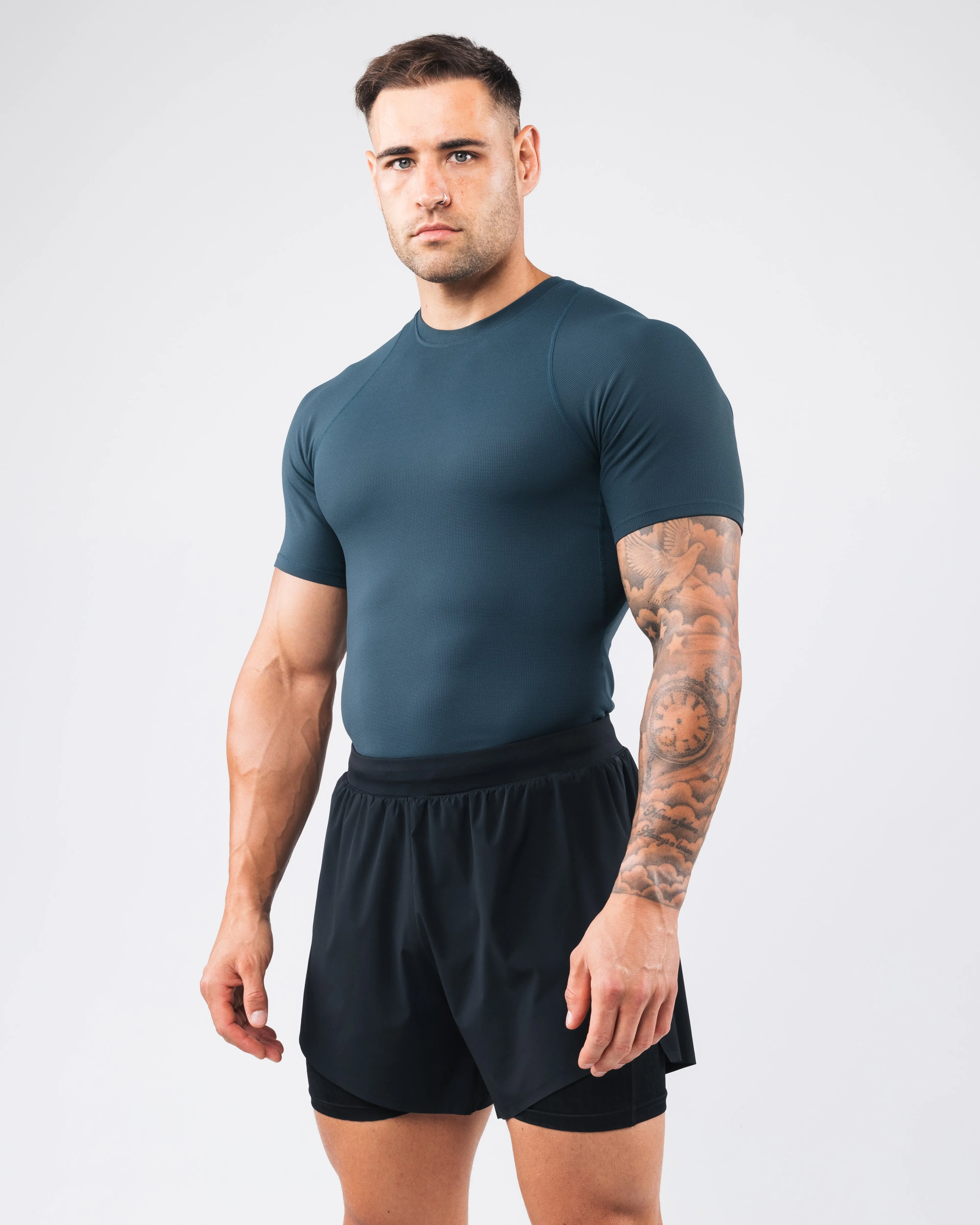 Power Short Sleeve - Dark Cyan