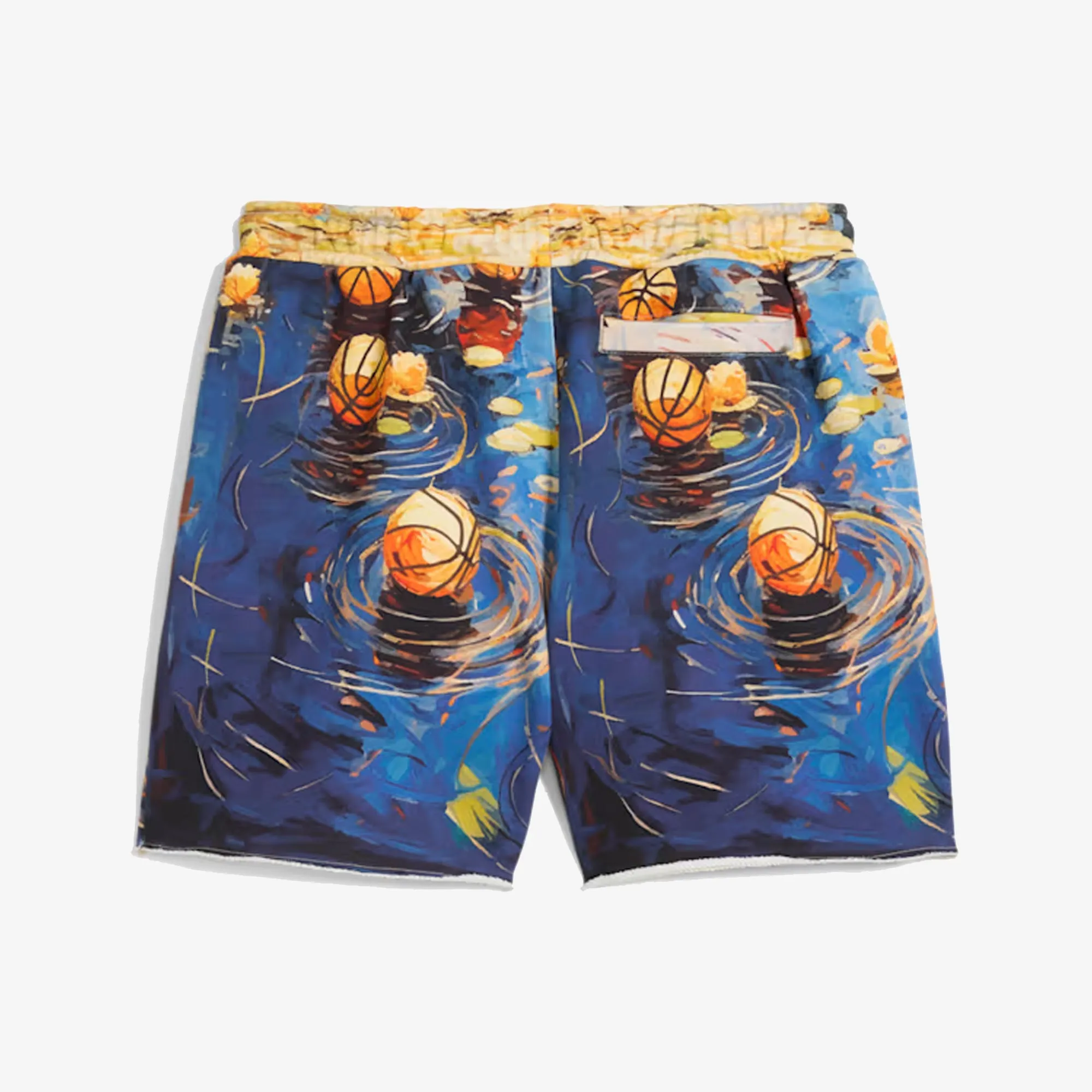 PUMA | X DYLAN EXHIBIT PRINTED TERRY SHORT { VIVID BLUE