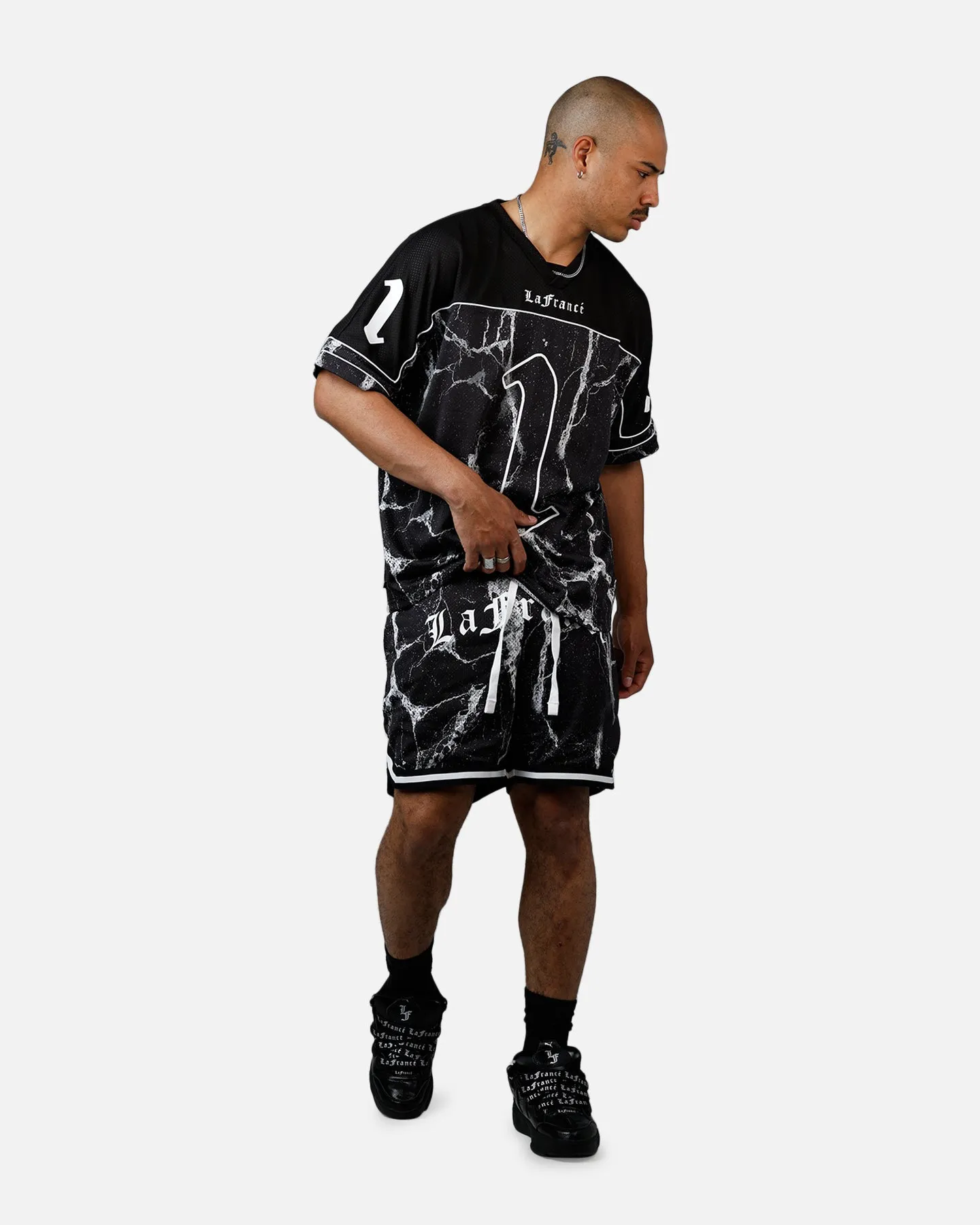 Puma x Lamelo Ball LaFrancé Written In Chrome Jersey Black