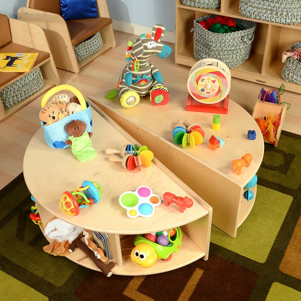Read-A-Round Circle Bench | Cozy Classroom Seating with Storage & Cushioned Comfort