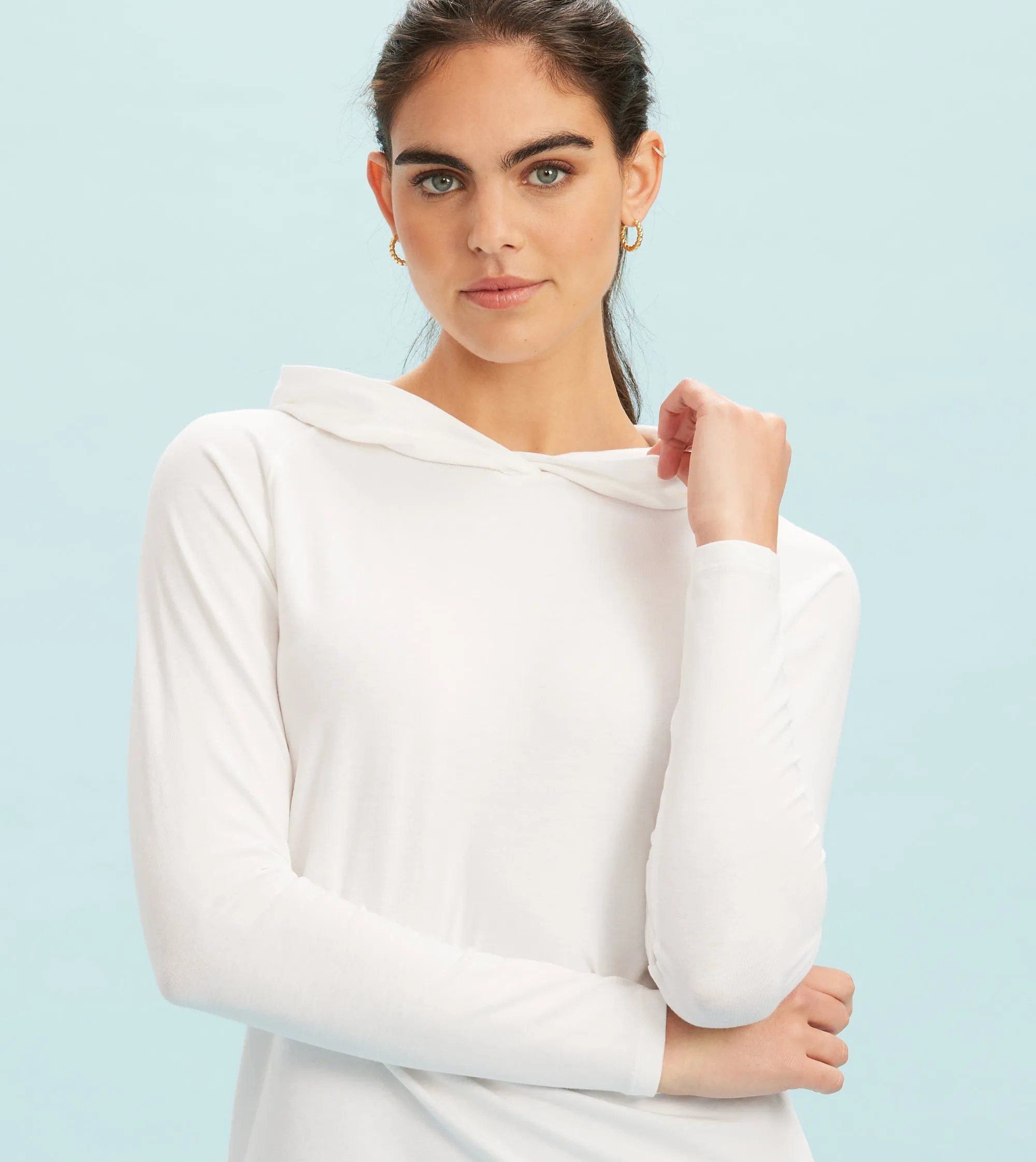 Renwick Solid Hoodie Tee