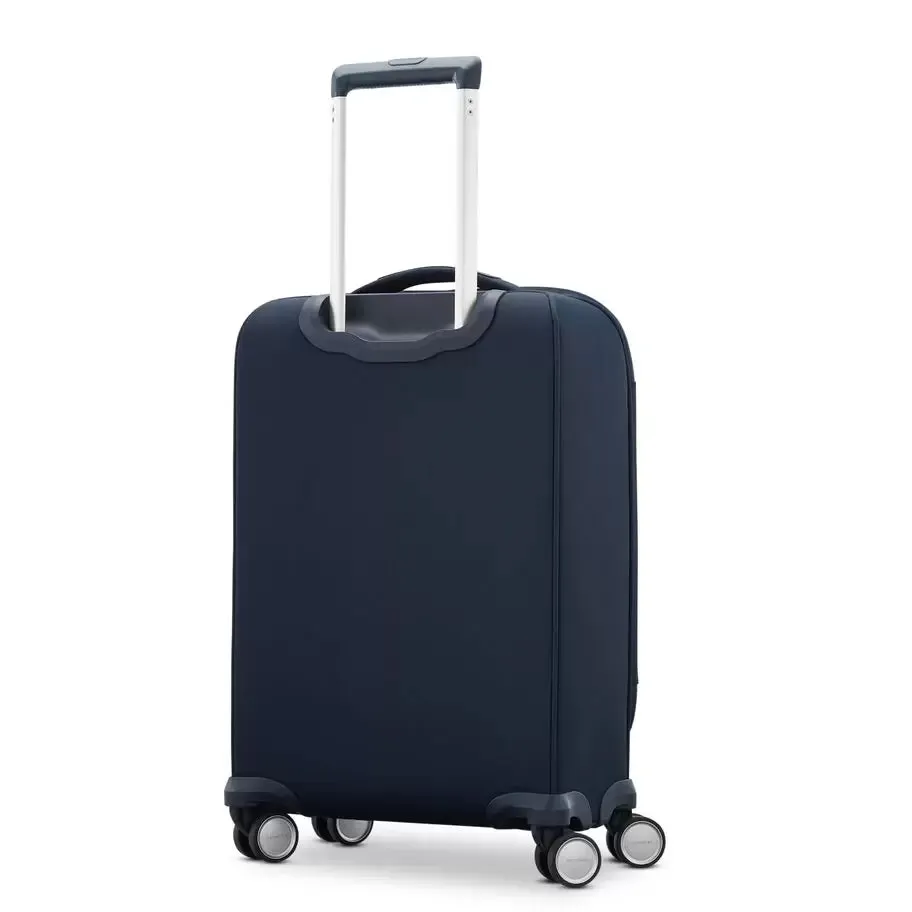 Samsonite Elevation Plus Softside 22x14x9 Carry-On Spinner, Midnight Blue