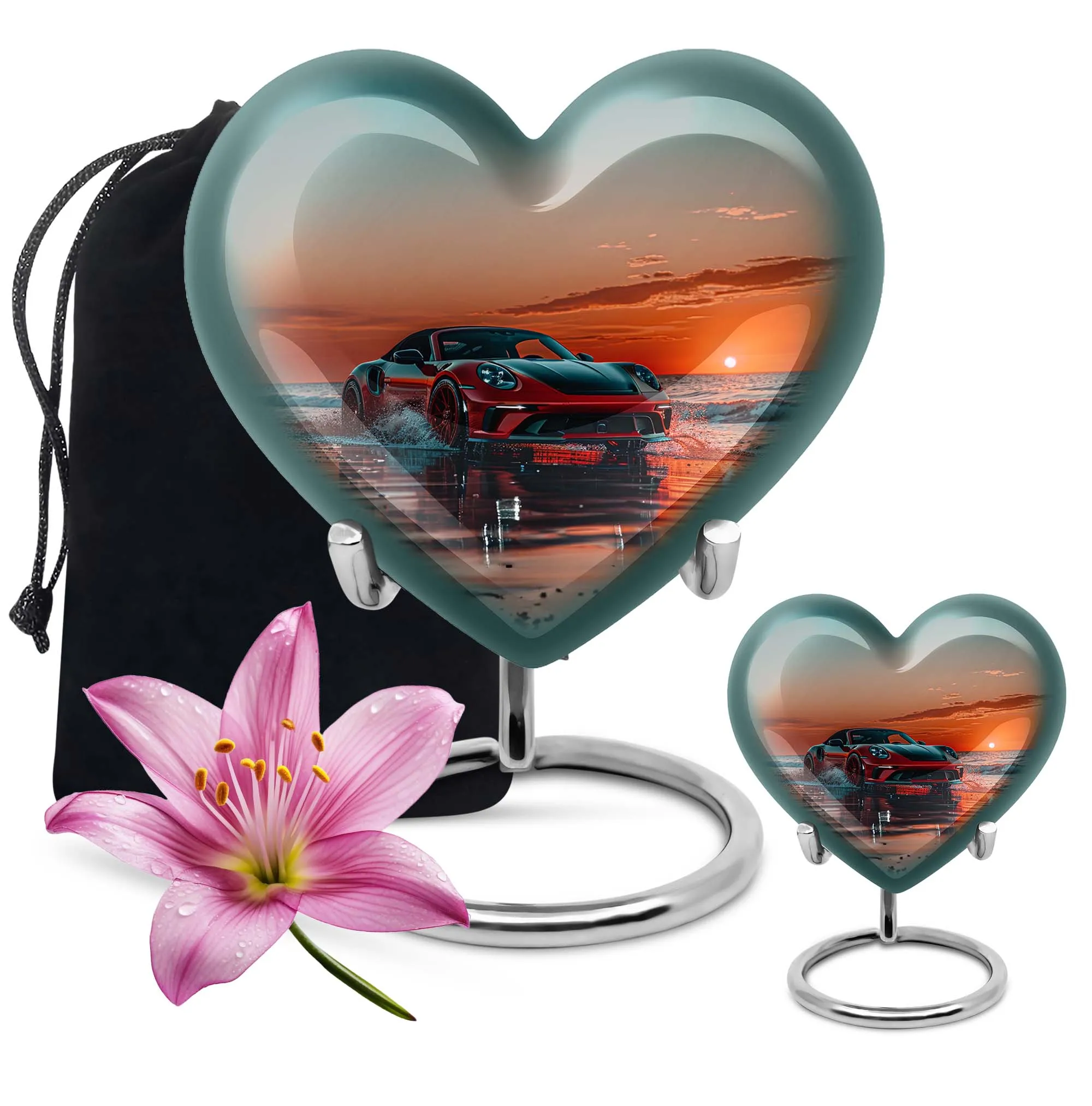Serene Butterfly: Large Car Urn for Cremation and Memorial Incorporations