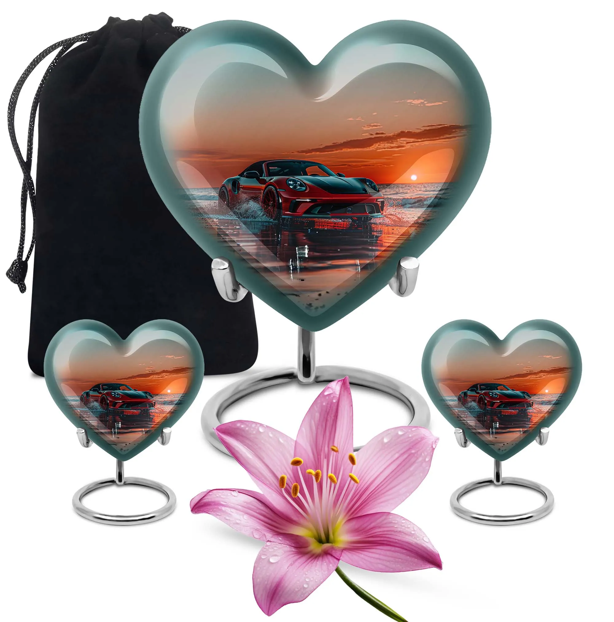 Serene Butterfly: Large Car Urn for Cremation and Memorial Incorporations
