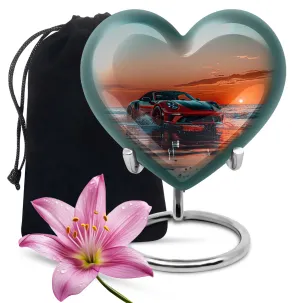 Serene Butterfly: Large Car Urn for Cremation and Memorial Incorporations