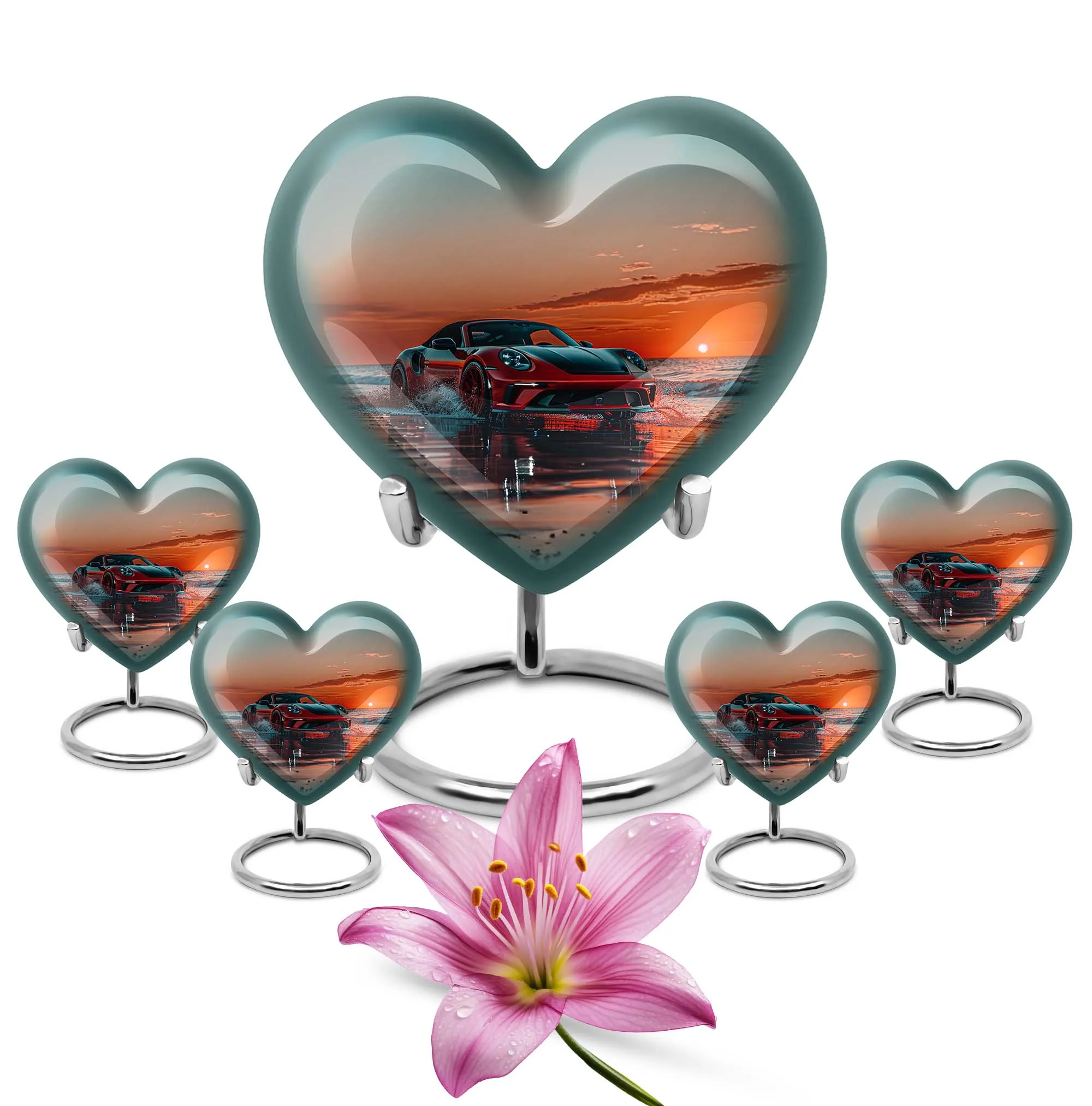 Serene Butterfly: Large Car Urn for Cremation and Memorial Incorporations
