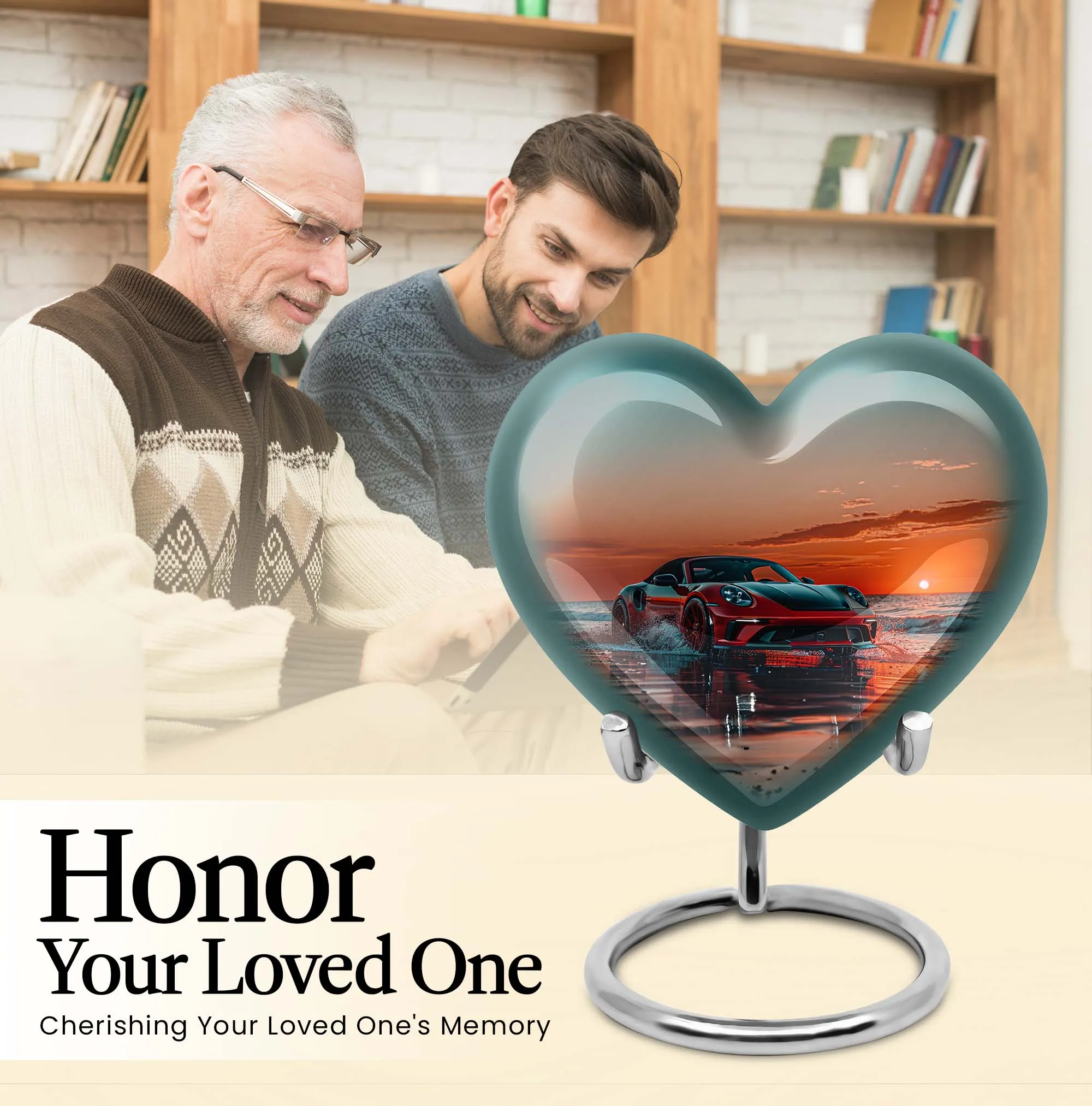 Serene Butterfly: Large Car Urn for Cremation and Memorial Incorporations