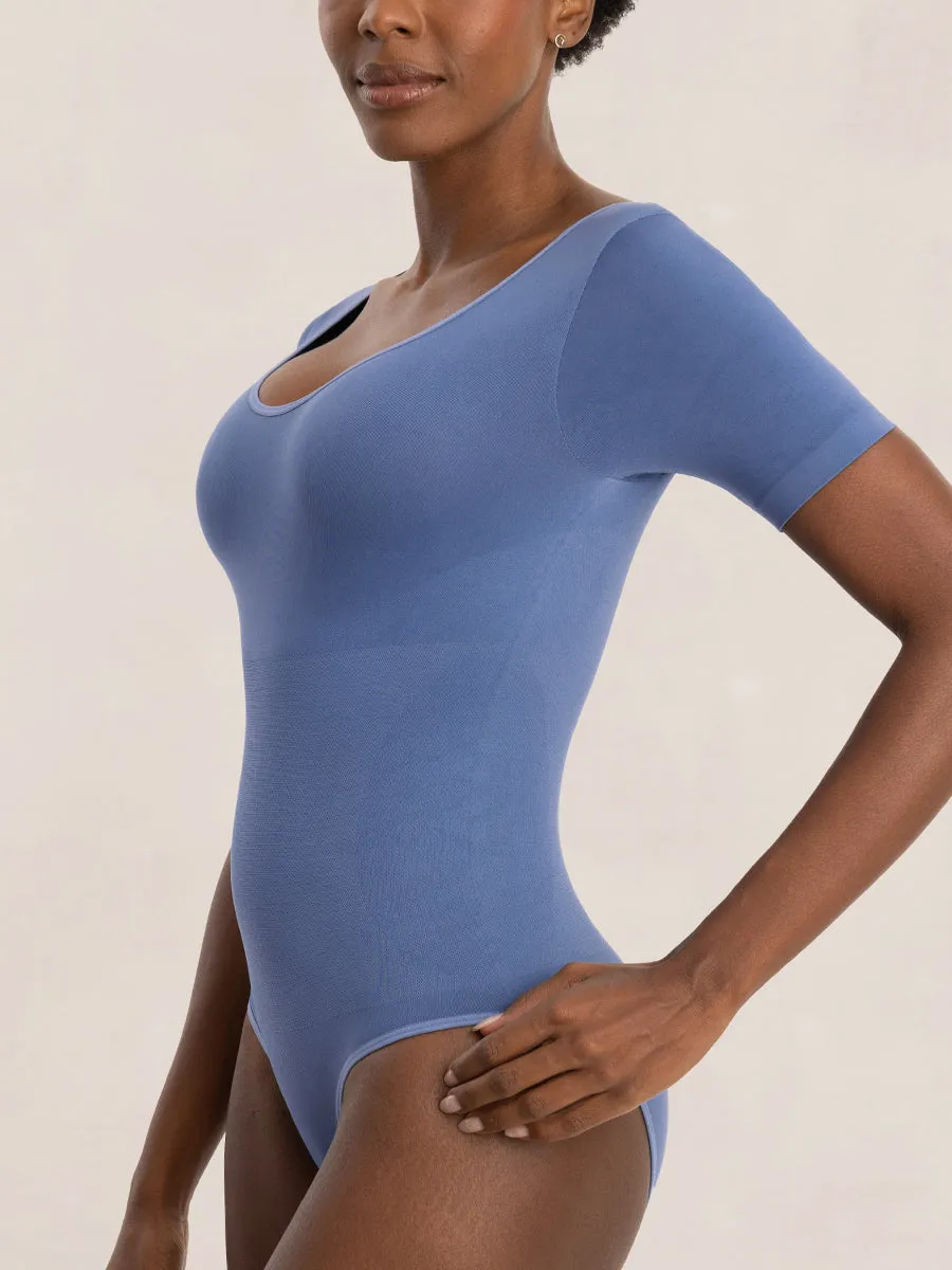 Shapermint Essentials Short-Sleeve Bodysuit