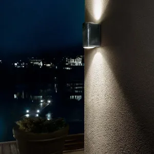 Sleek Cylinder Exterior Wall Light | Assorted Finishes