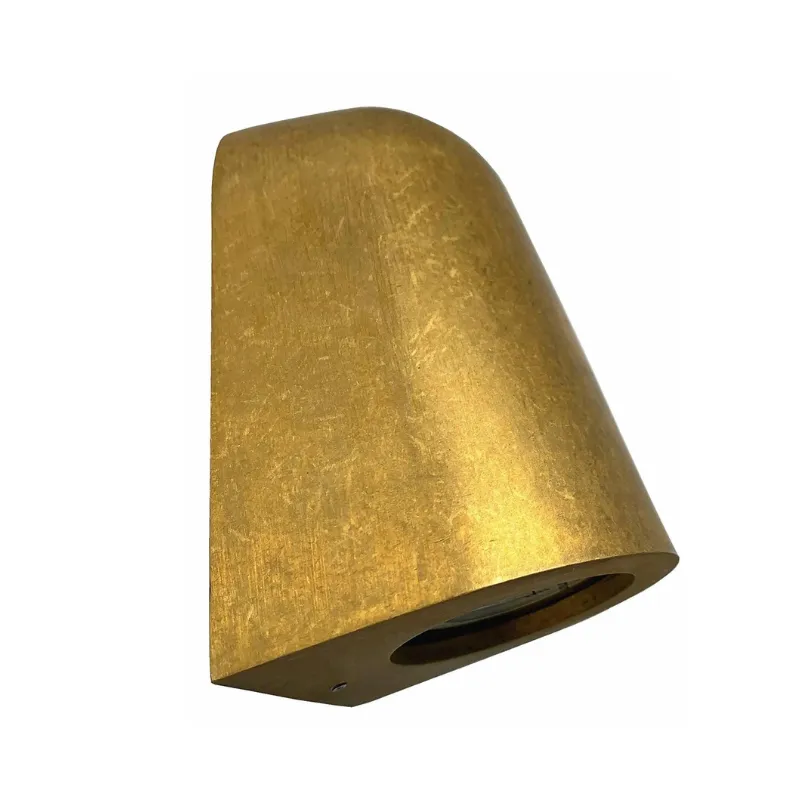 Solid Brass Contemporary Outdoor Wall Light