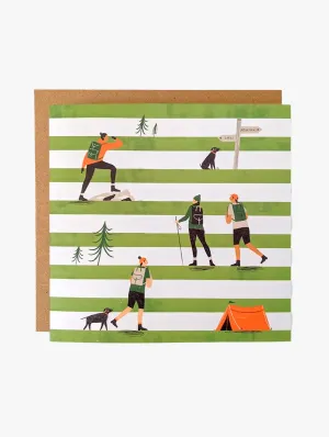 Stripe Walk Card