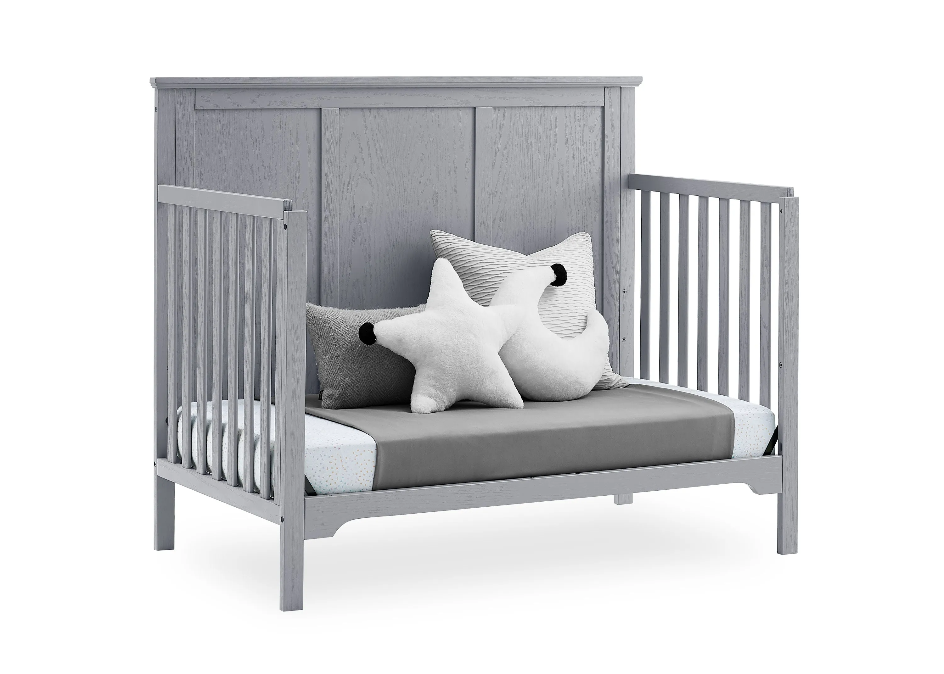 Sweet Beginnings Sage Flat Top 6-in-1 Convertible Crib