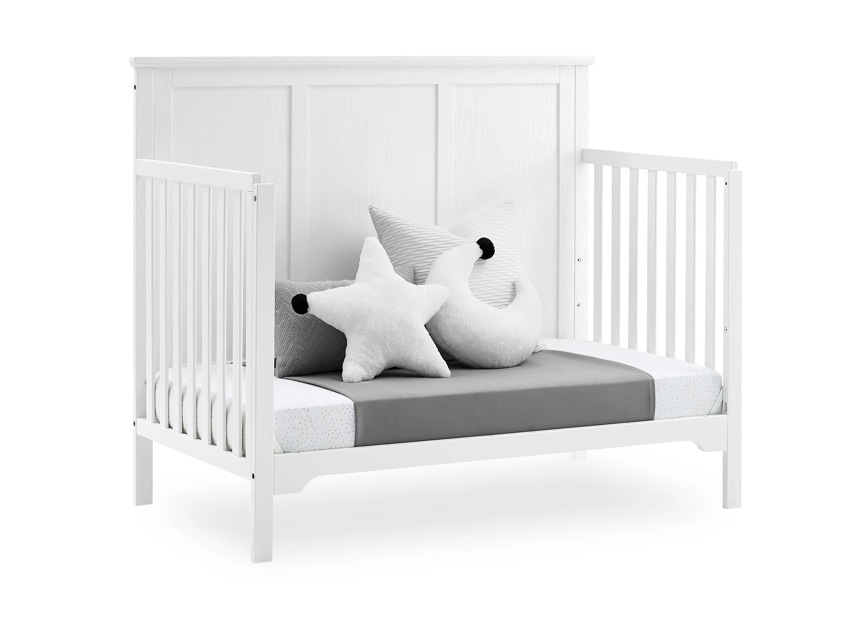 Sweet Beginnings Sage Flat Top 6-in-1 Convertible Crib