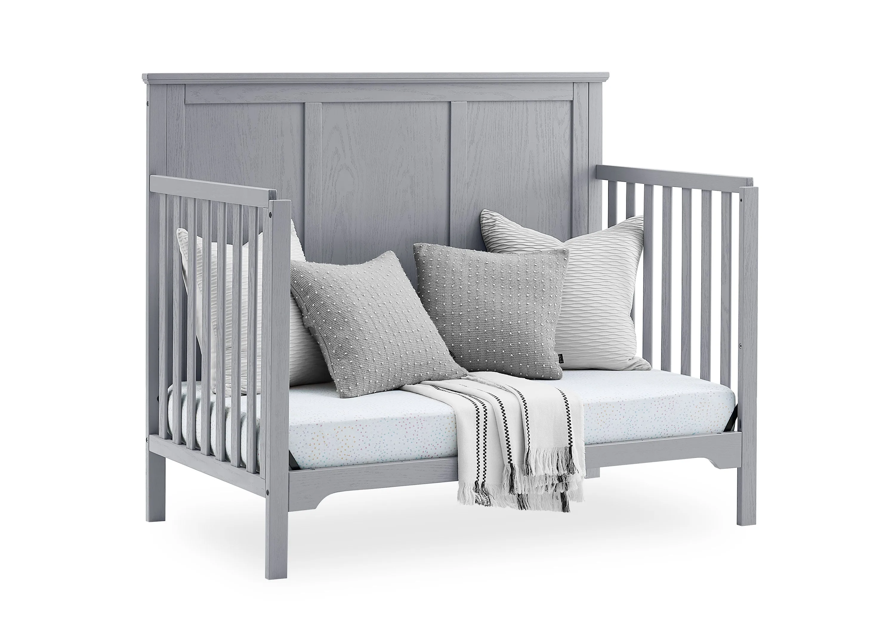 Sweet Beginnings Sage Flat Top 6-in-1 Convertible Crib