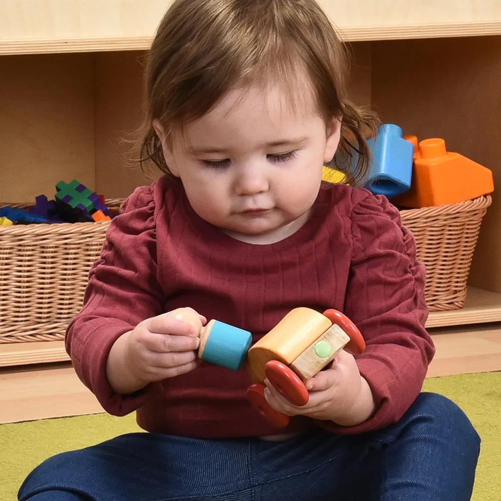 Tegu Orange Magnetic Racer | 3-Piece Set