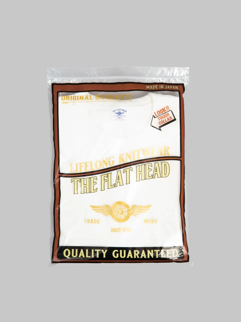 The Flat Head 20oz Ultra-Heavyweight Loopwheel T-Shirt White