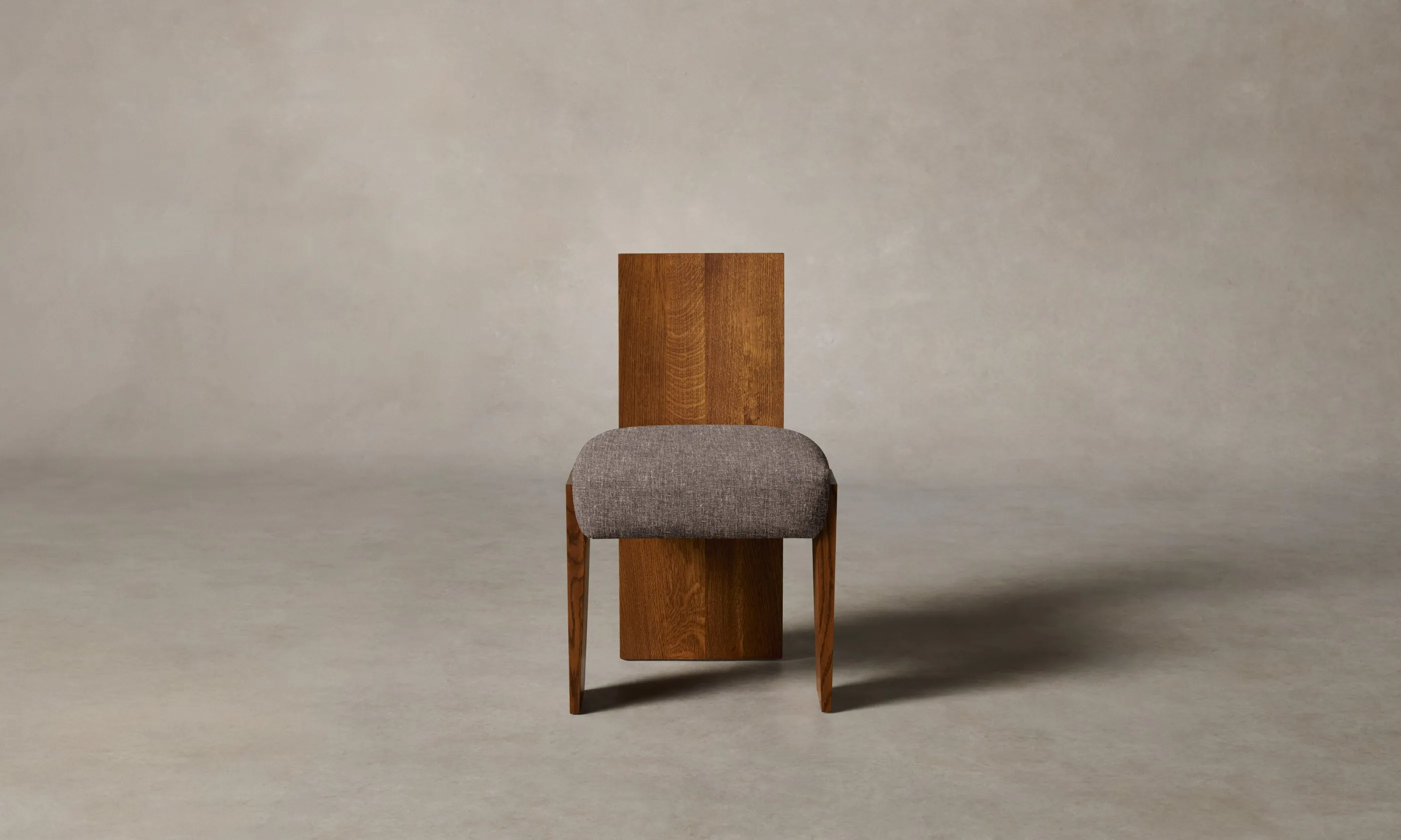 The Garrett Dining Chair - Heritage Belgian Linen Carob