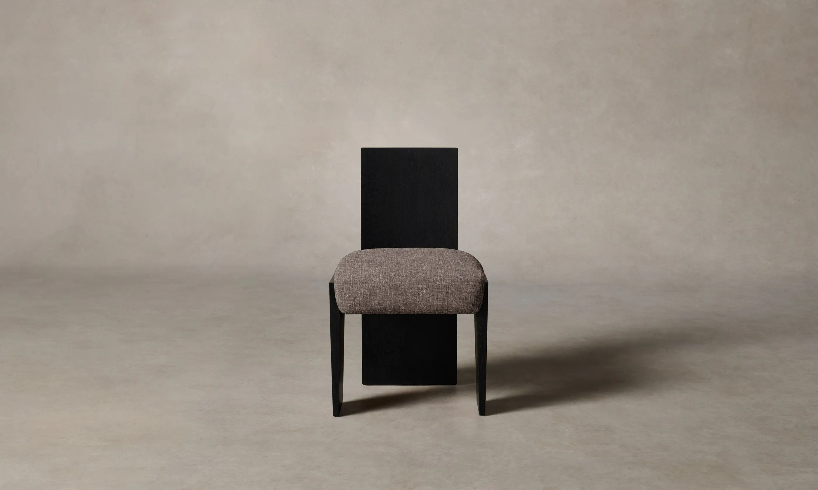 The Garrett Dining Chair - Heritage Belgian Linen Carob
