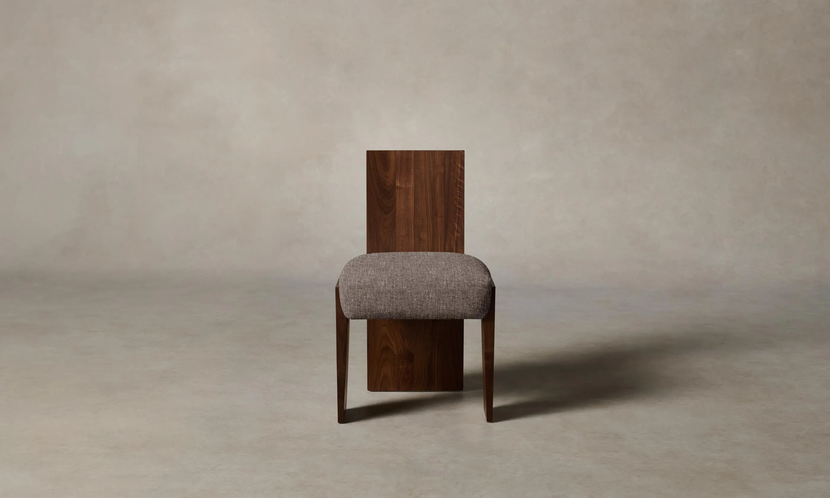 The Garrett Dining Chair - Heritage Belgian Linen Carob