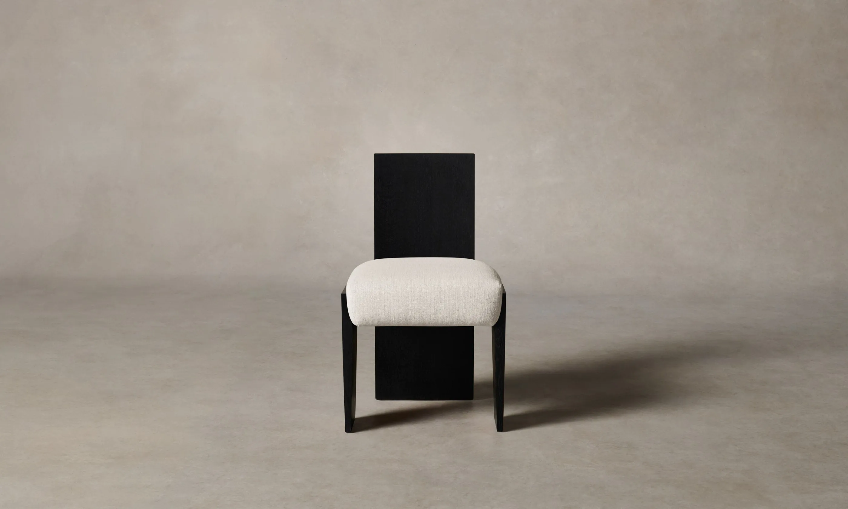 The Garrett Dining Chair - Heritage Belgian Linen Egret