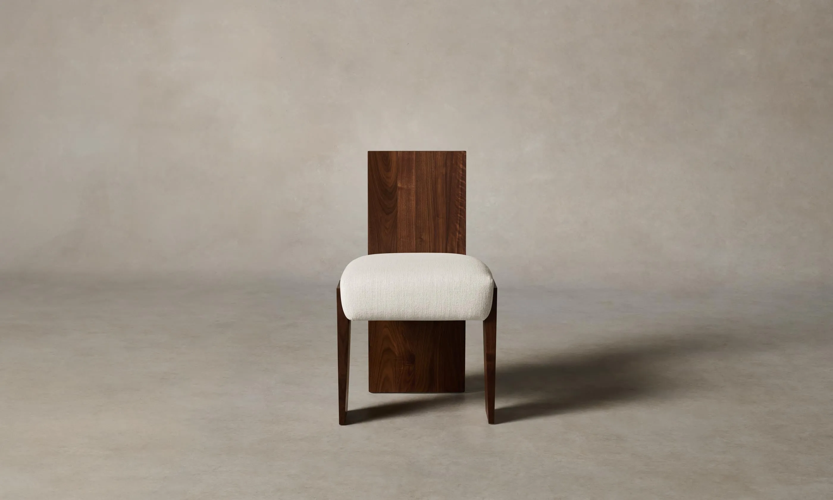 The Garrett Dining Chair - Heritage Belgian Linen Egret