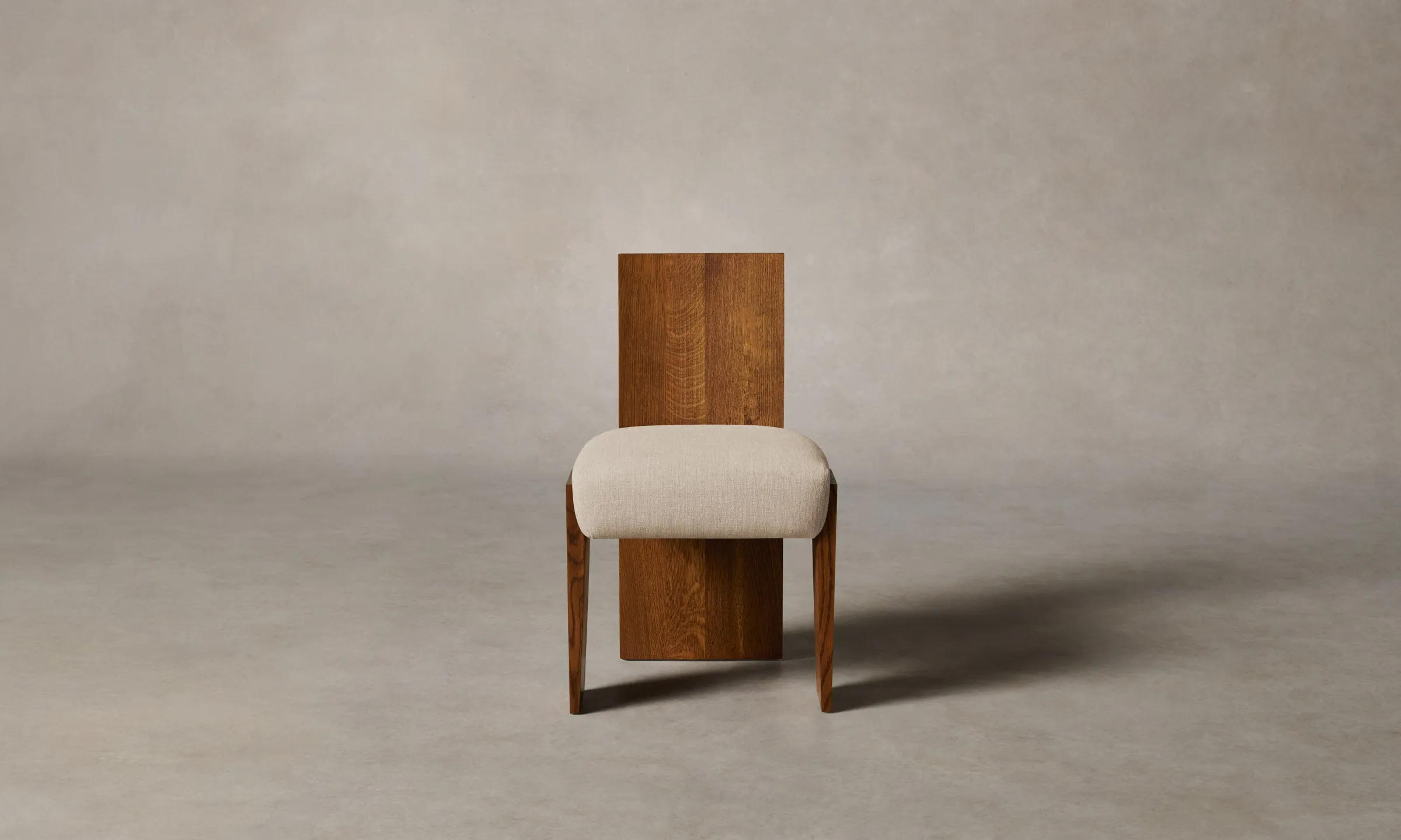 The Garrett Dining Chair - Heritage Belgian Linen Husk