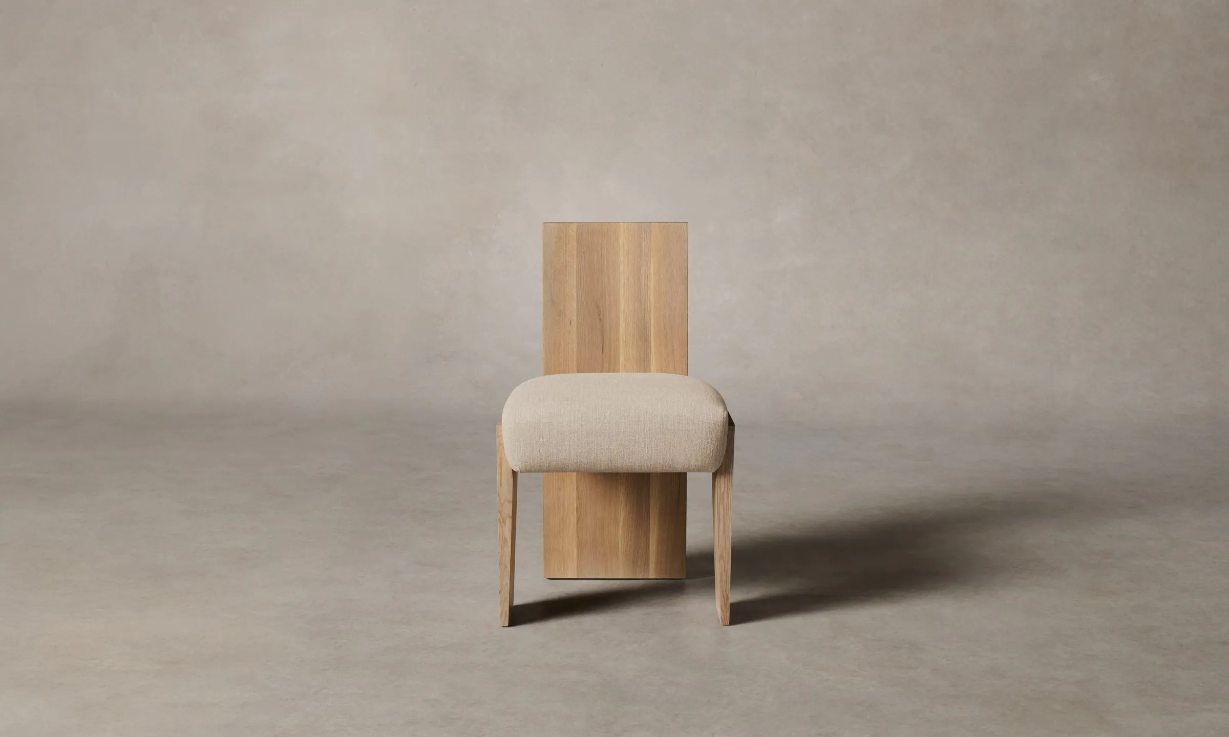 The Garrett Dining Chair - Heritage Belgian Linen Husk