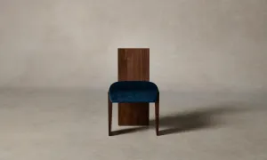 The Garrett Dining Chair - Mohair Admiral