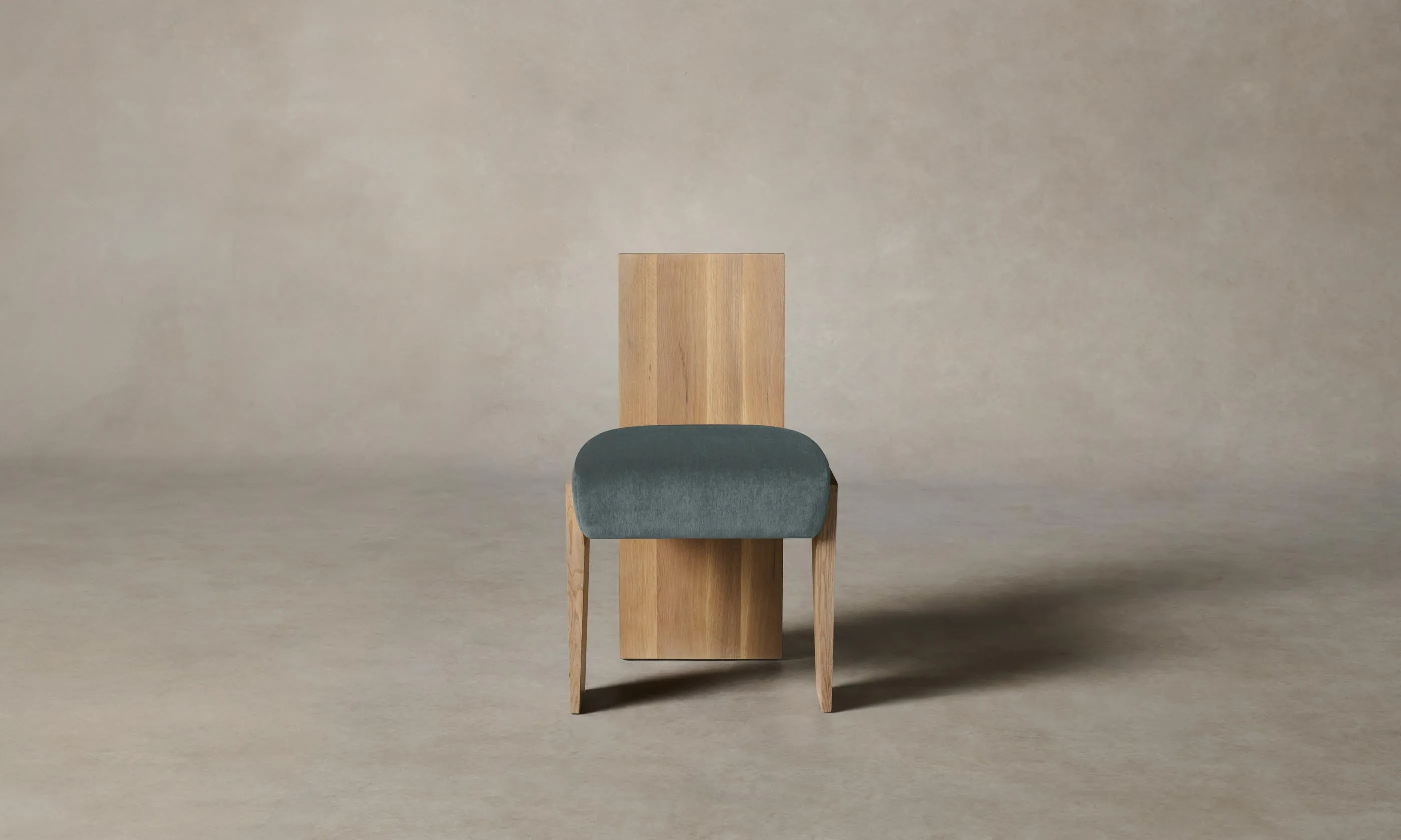 The Garrett Dining Chair - Performance Velvet Seafoam