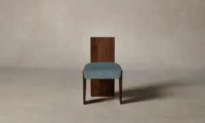 The Garrett Dining Chair - Performance Velvet Sky