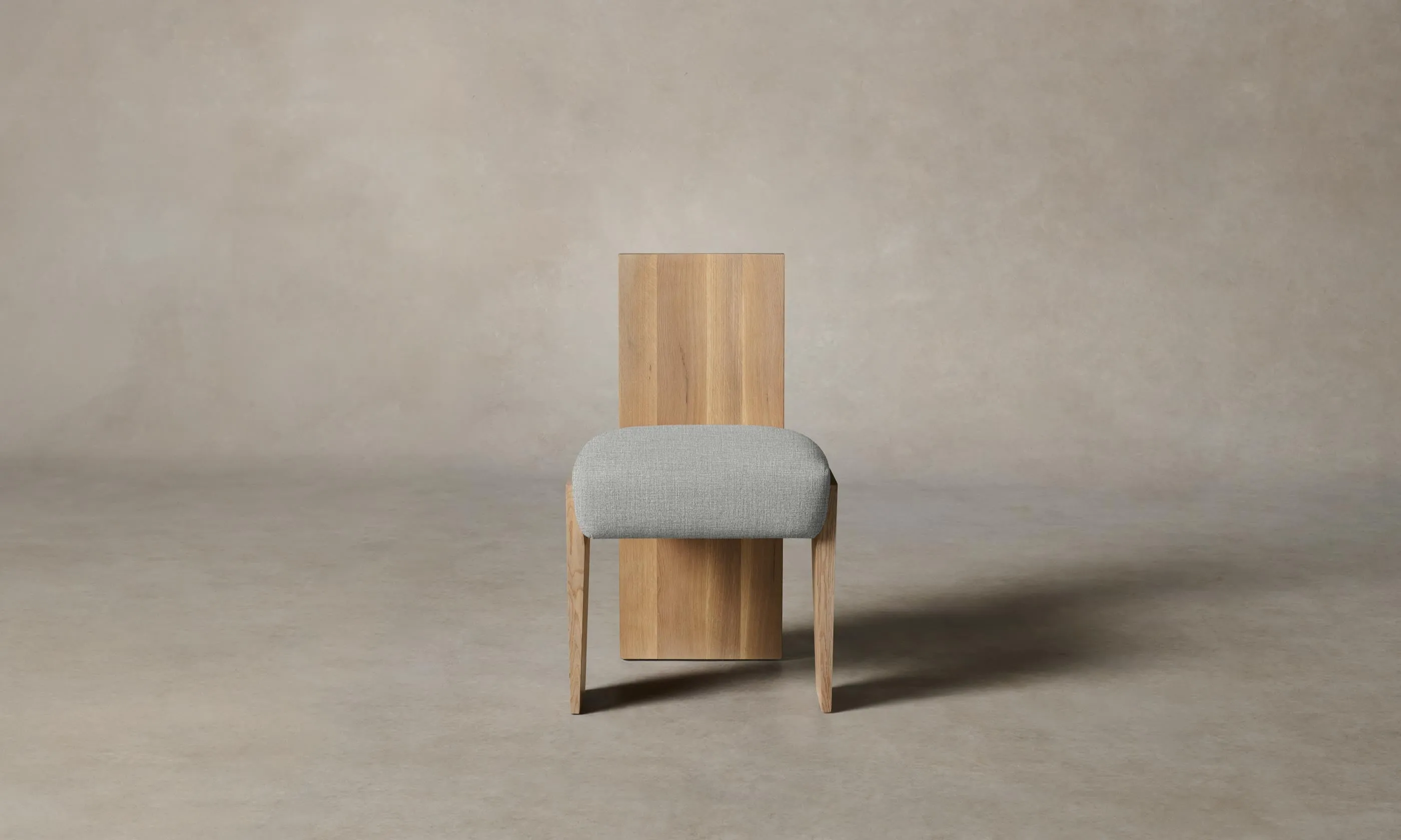 The Garrett Dining Chair - Performance Woven Chenille Steel