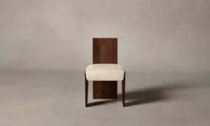 The Garrett Dining Chair - Tuscan Leather Bisque