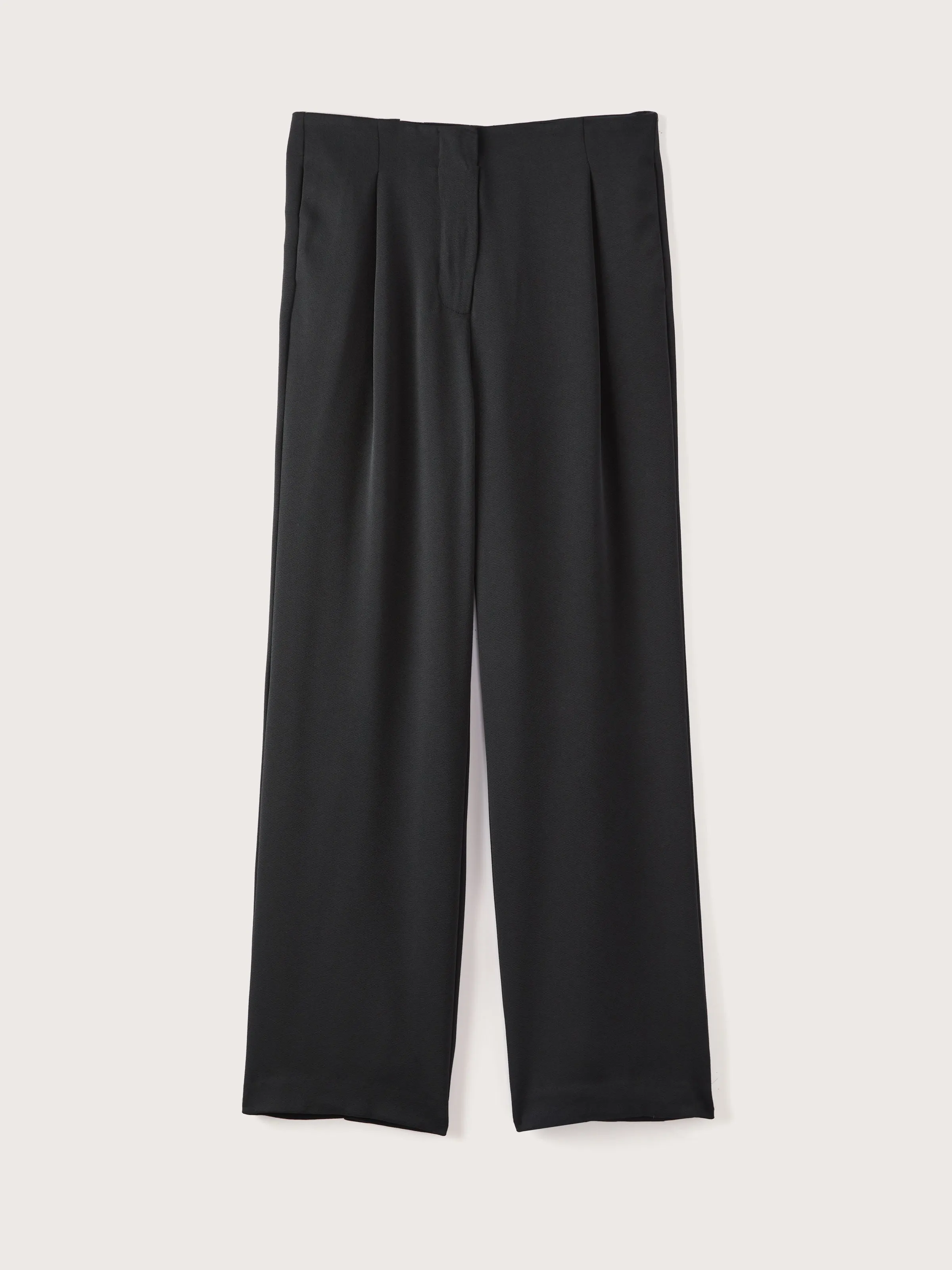The Sally High Rise Wide Leg Pant in Black