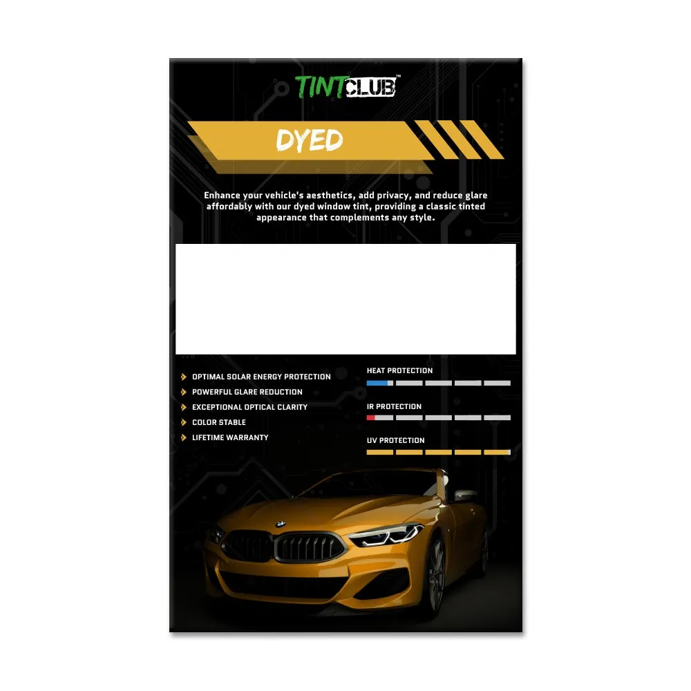 Tint Club Display Boards